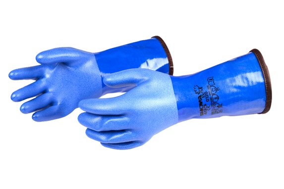 Blue PVC Glove Medium thumbnail