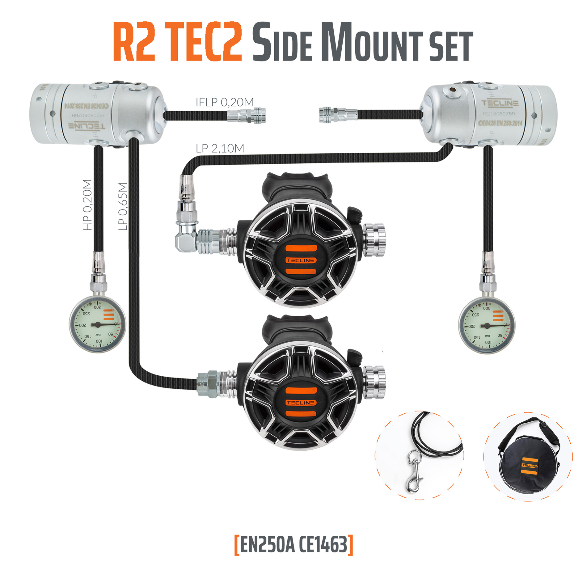 R2 TEC2 Side Mount sæt thumbnail