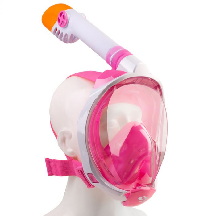 Snorkelmaske - Fullface KIDS Pink thumbnail